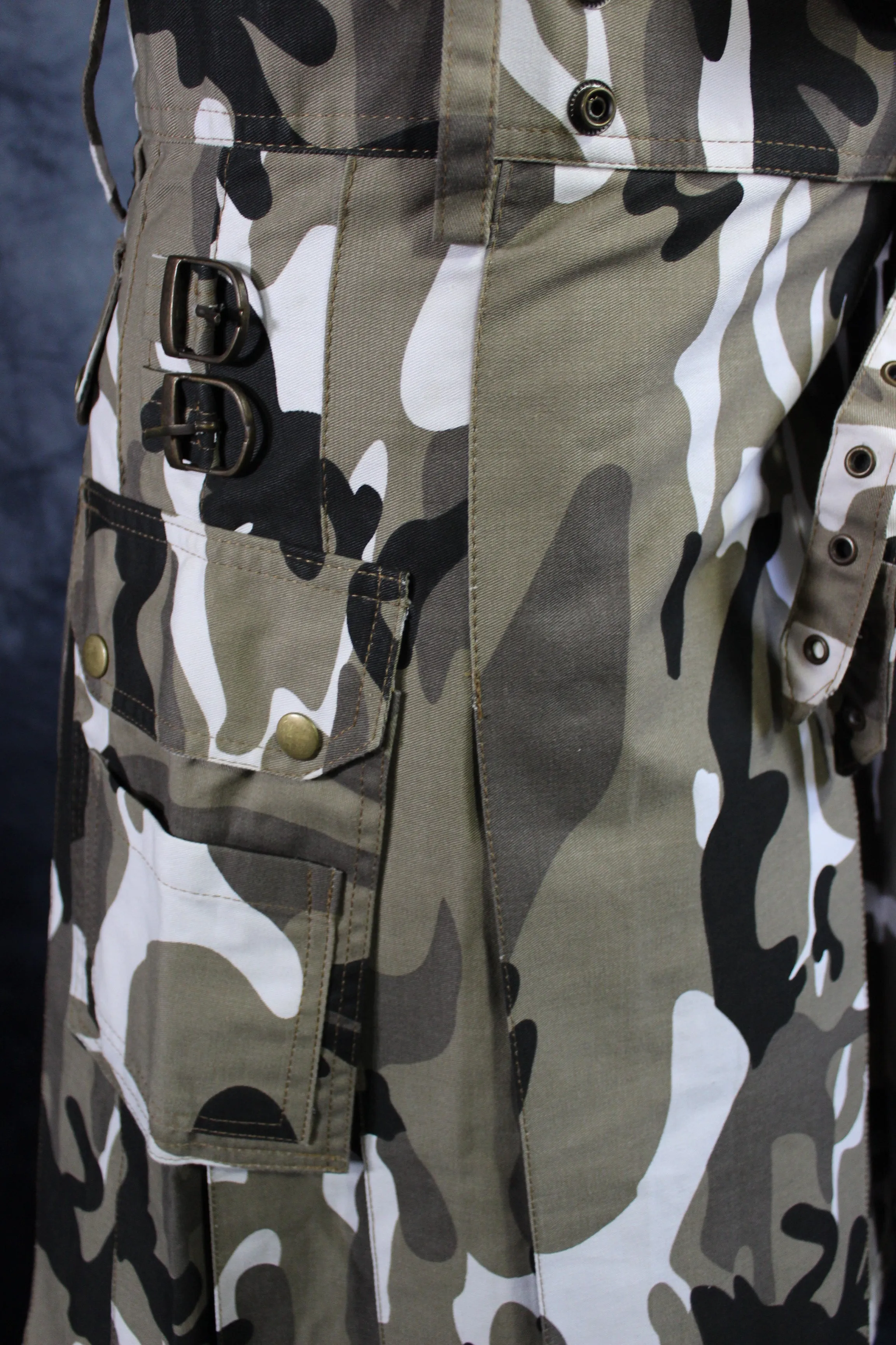 Classic KiltedBros Kilt in Arctic Camo