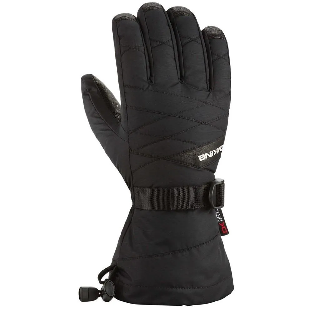Dakine Womens Black Tahoe Waterproof Ski Gloves - 10000714-BLACK-L