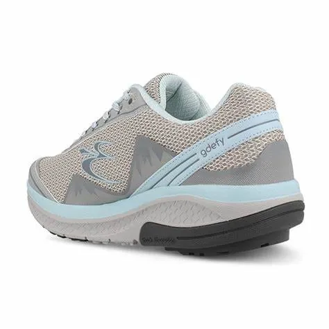 Gravity Defyer Women's Mighty Walk Athletic Shoes- Grey/ Blue
