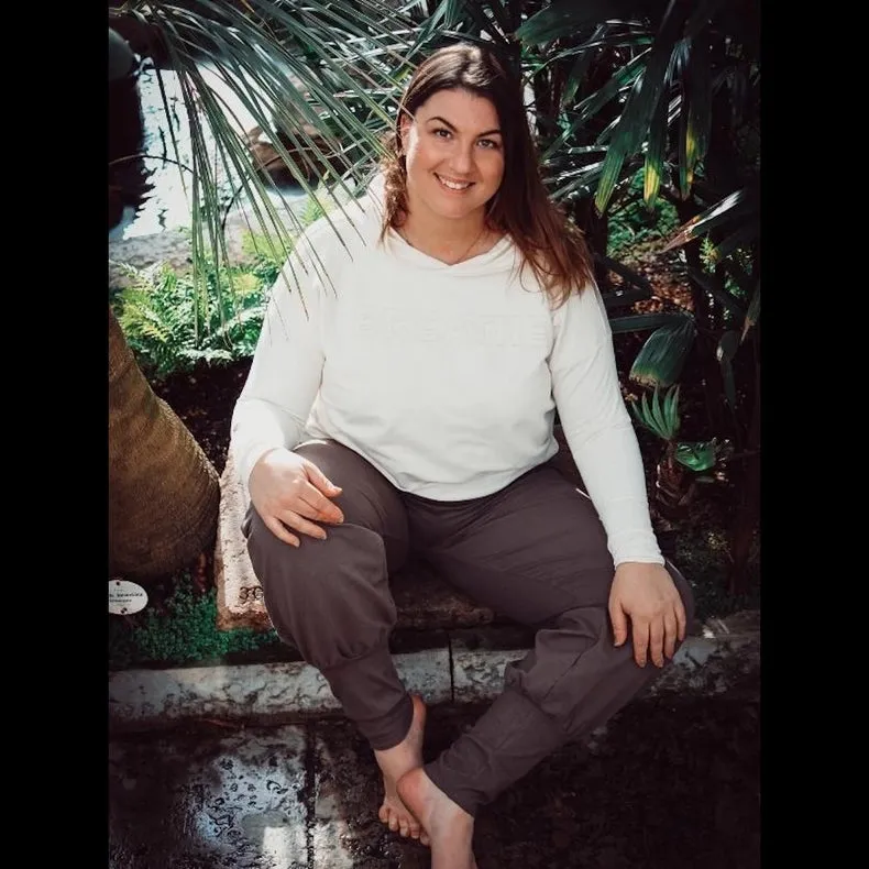 Organic Cotton Aladin Pants - Plum Truffle