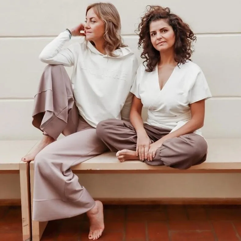 Organic Cotton Aladin Pants - Plum Truffle