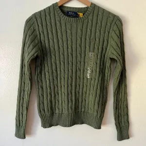 Polo Ralph Lauren Cable-Knit Cotton Crewneck Sweater