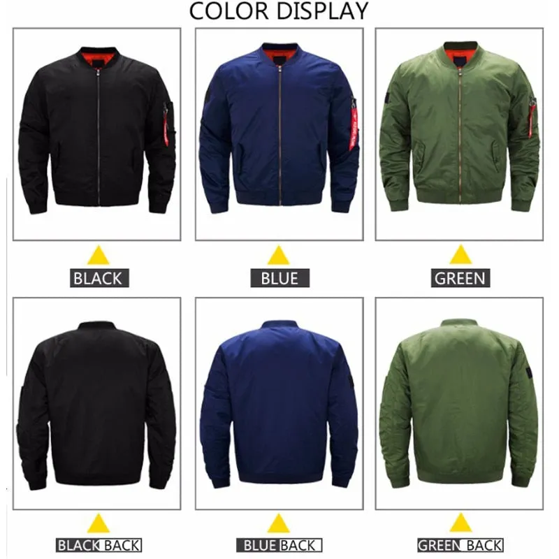 Security Uniform Jacket USA SIZE Bomber Jacket-  Warm Zipper FLIGHT JACKET