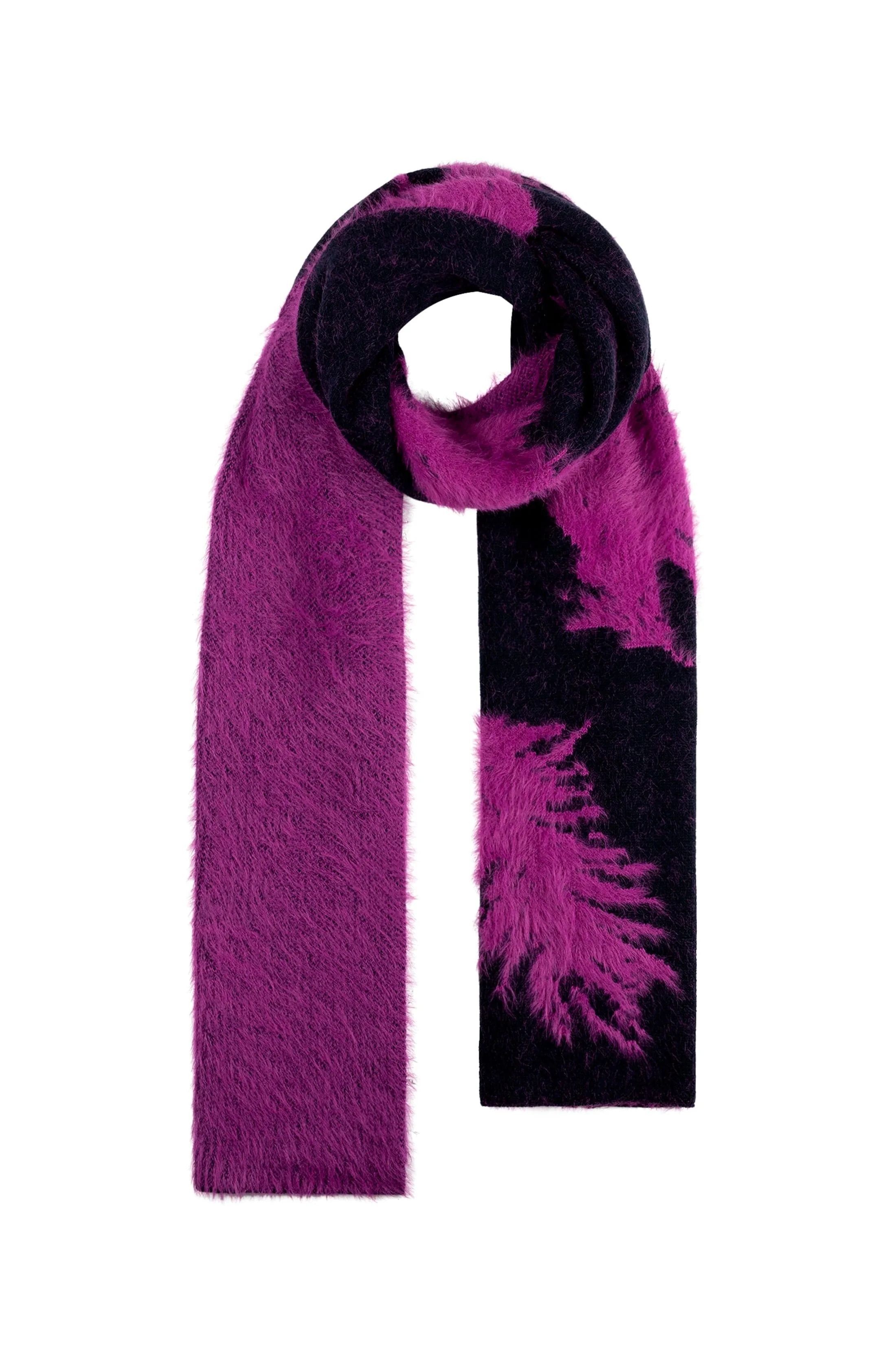 SHAWL - Feathers Midnight Blue