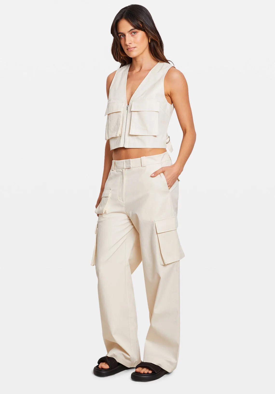 UTILITY PANT IVORY