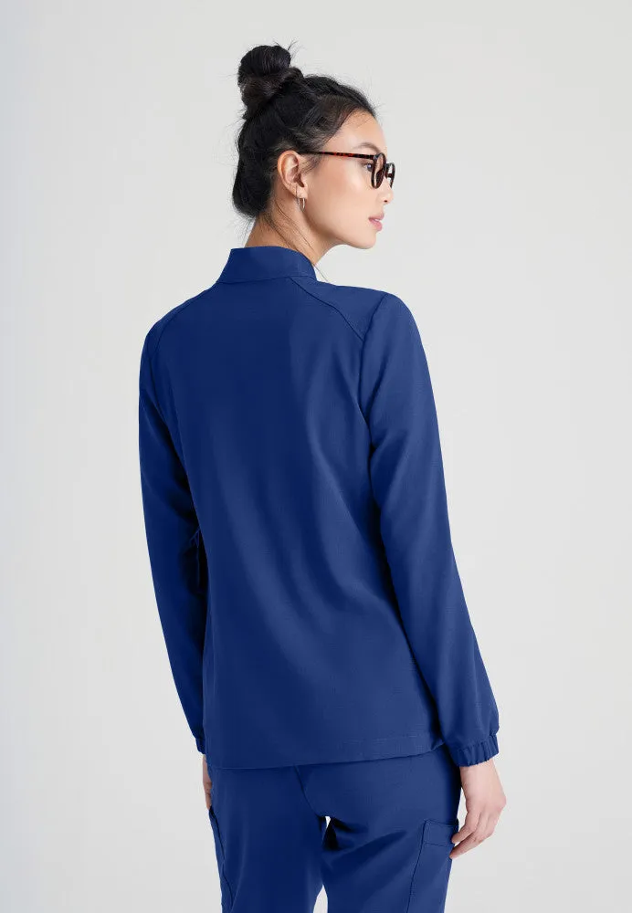 Virtue 3-Pocket Stand-Up Collar Scrub Jacket