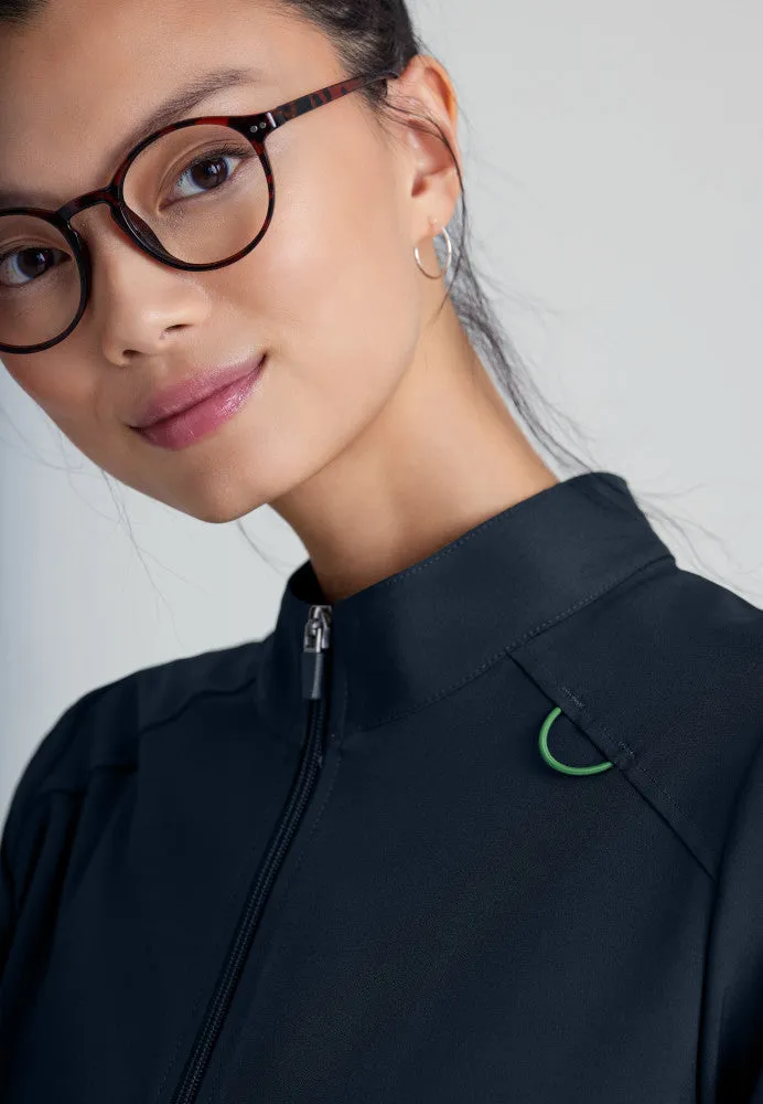 Virtue 3-Pocket Stand-Up Collar Scrub Jacket