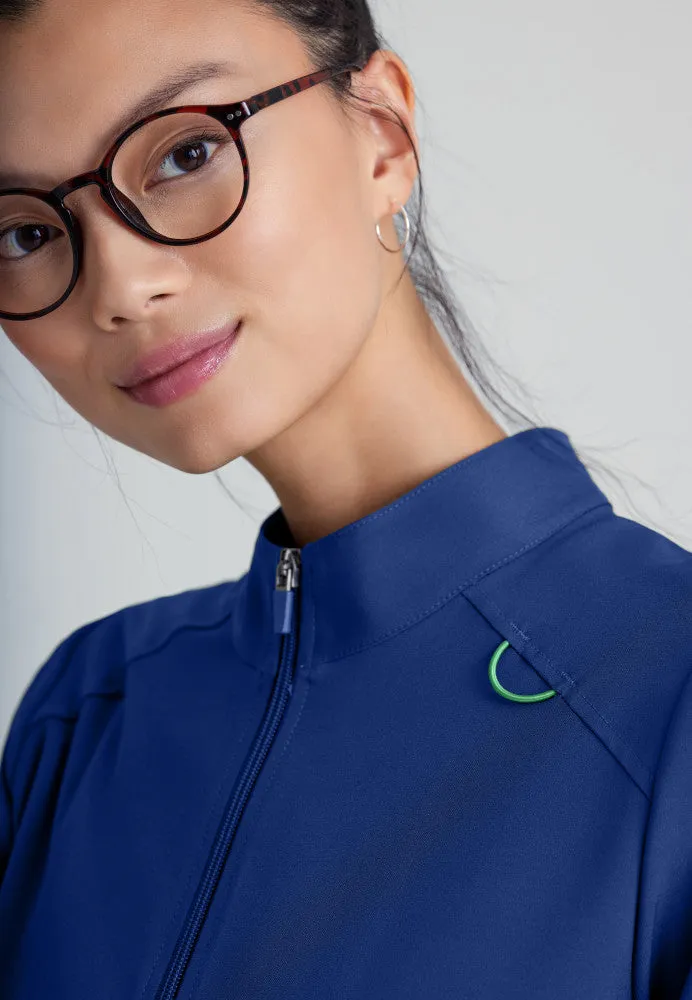 Virtue 3-Pocket Stand-Up Collar Scrub Jacket