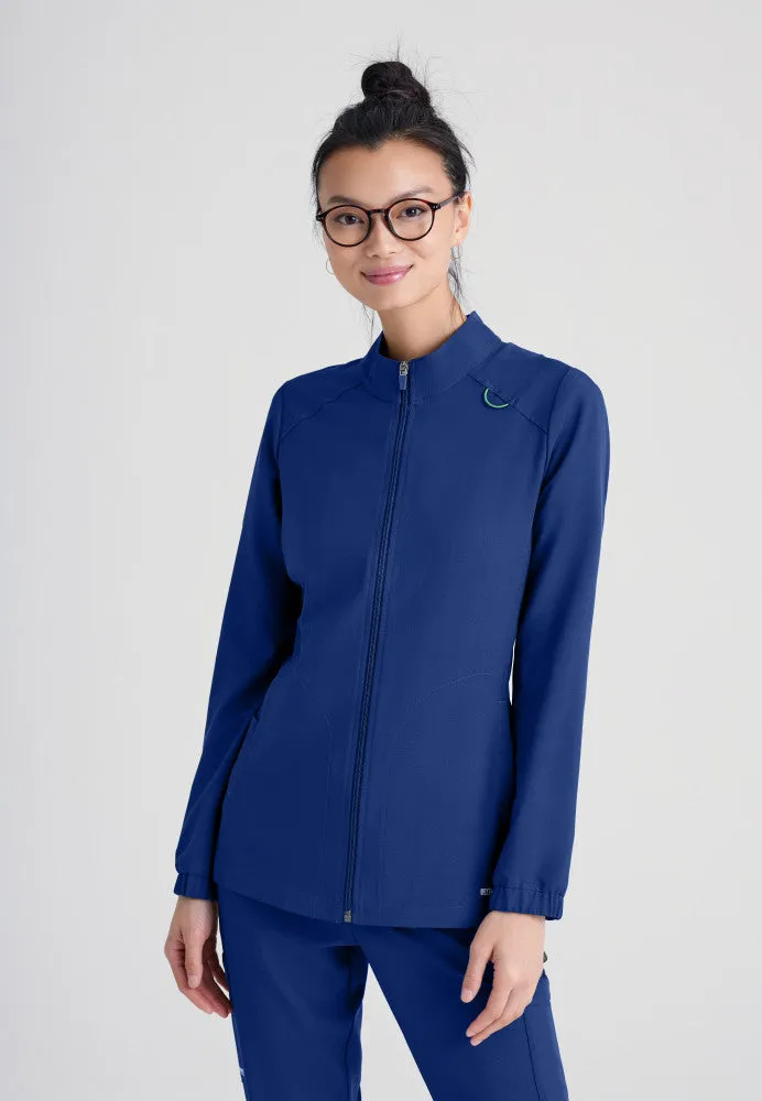 Virtue 3-Pocket Stand-Up Collar Scrub Jacket