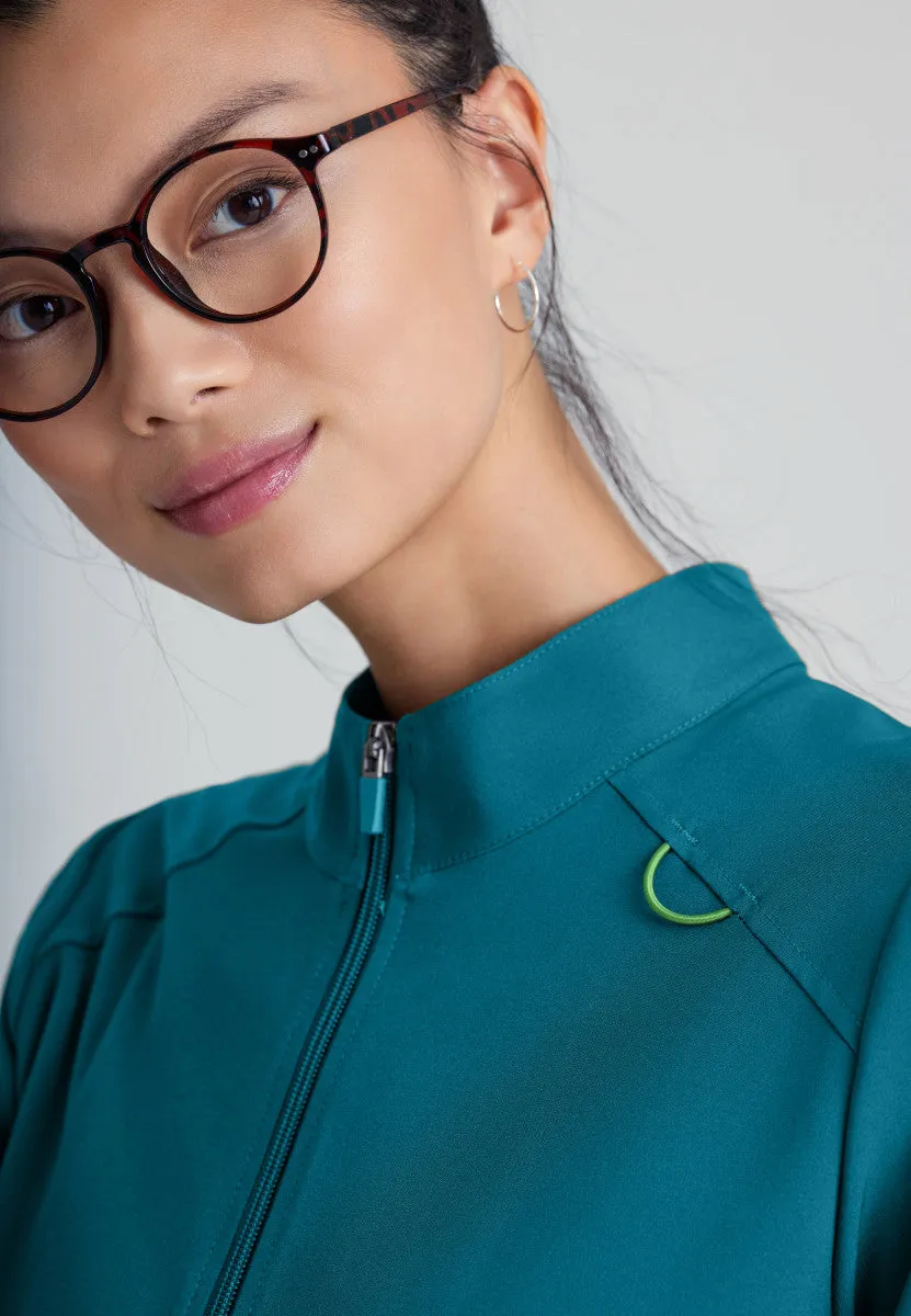 Virtue 3-Pocket Stand-Up Collar Scrub Jacket