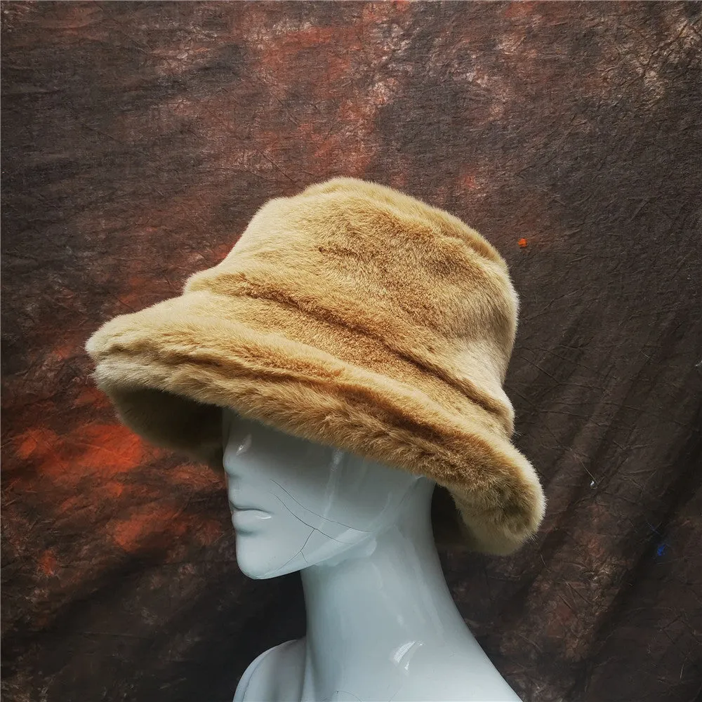 Wholesale Color Leopard Print Warm Fisherman Hats